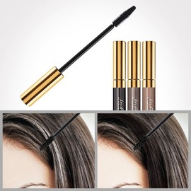 Cover Your Gray Brush-in Gray Hair Cover 7g (Black, Dark Brown, Light Brown) Mascara Type Light Brown 2ea