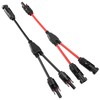 Thlevel Solar Cable, Y Splitter, Solar Panel Cable, Male and