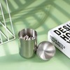 Cotton Swab Holders 304 Stainless Steel Light Luxury Dustproof Cotton