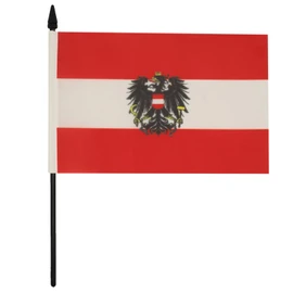 AZ FLAG - Table Flag Austria with Eagle - 21 x 14 cm - Austrian Table Flag 14 x 21 cm - Flags