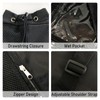 ZCOINS Unisex Swim Bag (Black)