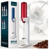 Electric Milk Frother Handheld, Frother Wand for Coffee, Battery Operated