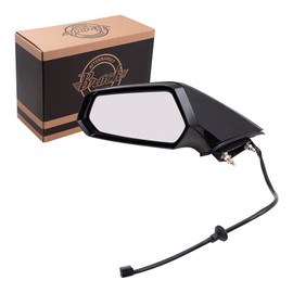 Brock Replacement Driver Power Side Door Mirror Ready-to-Paint Compatible with 2010-2015 Camaro 22762487