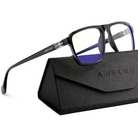 ANYLUV Blue Light Glasses Men, Fashionable Business Style Glasses for Men Women, Integrated Nose Pad for Eye Protection