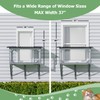 Catio Outdoor Cat Enclosure Window Perch for Sunbathing, Napping, Overlooking