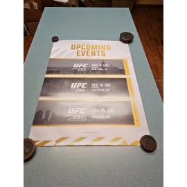 UFC Upcoming Events Promo Poster 295 296 297