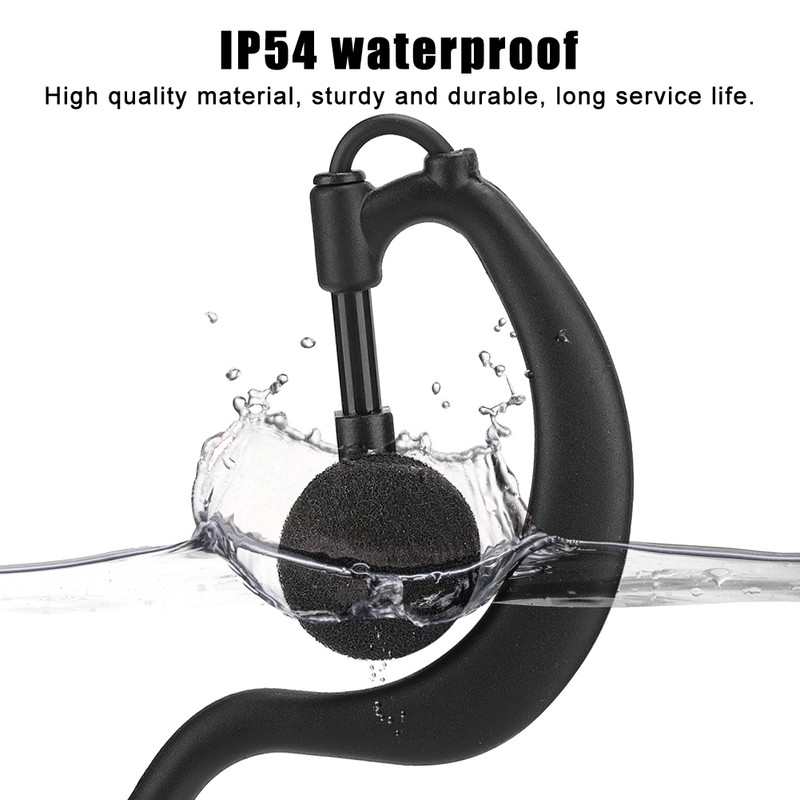 Ear Hook Earphone Earpiece Waterproof Two Way Radio Headset for