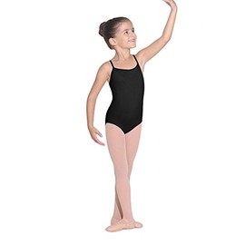 Bloch Dance Girls Parem Microlux Camisole Leotard, Black, 14