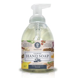 Nature's Oil Foaming Hand Soap, Warm Vanilla Sugar, 10 Fluid Ounces (Single Unit)
