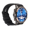 Black Outdoor Smartwatch with Speaker Waterproof Dustproof LCD Bluetooth Intelligent