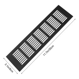 Gadpiparty 1Pc Mesh Vent Aluminum Alloy Air Vent for Wardrobe Shoe Cabinet Furniture Practical Moisture Ventilation Grill Versatile Use Closets Cabinets