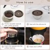 Reusable Capsules Compatible with Nespresso Vertuo Next/Vertuo POP, Stainless Steel