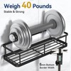 YASONIC Shower Caddy Adhesive, No Drill Bathroom Shower Organizers, with