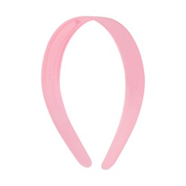 Light Pink 1 Inch Plastic Hard Headband with Teeth Head band Women Girls (Motique Accessories)