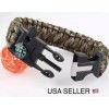 Unbranded 2 Survival Paracord Bracelet Wristbands
