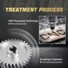 Upgrade Aluminum Alloy Drive and Worm Gear Kit Compatible with