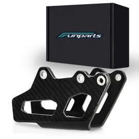Funparts Carbon Fiber Dirt Bike Chain Guide Guards for YZ250 YZ125 08-23 YZ250F YZ450F 07-23 YZ125X 17-23 WR250F WR450F 07-23 YZ250X YZ250FX YZ450FX 16-23