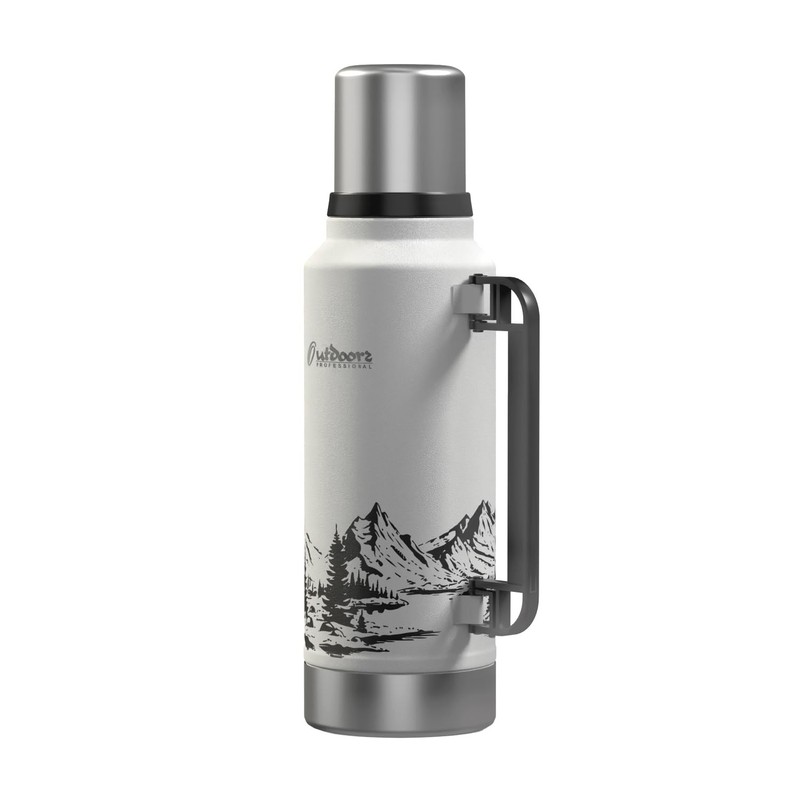 OUTDOORS PROFESSIONAL OUTD9386 Stainless-Steel Termo Classic Vacuum Bottle with Carry