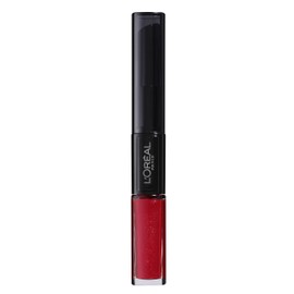 L'Oreal Paris Lips Make - up Indefectible Lipstick, Boundles Burgundy / Liquid Lipstick for 24 Hours Full Lips with Moisturising Lip Care - Balm, Pack of 1