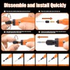 Powerful Mini Cordless Rotary Tool Kit with 5-Speed and USB