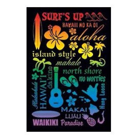 Hawaiian Style Hawaii Icons Aloha Flower Collectible Poker Playing Cards Island