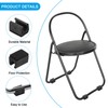 PATIKIL 12 Pcs Rectangular U Shaped Chair Leg Caps with