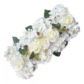 TENDER LIHOME Arreglo De Flores Artificiales Camino De Mesa Arco Panel Dec