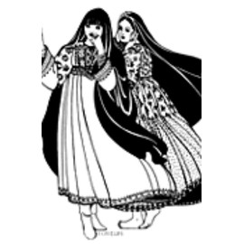 Folkwear Afghan Dress #107 Sewing Pattern (Pattern Only) folkwear107