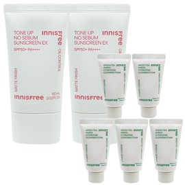 Innisfree Tone Up No Sebum Sunscreen EX 2pcs+ / 이니스프리 톤업 노세범 선스크린 EX 2개+
