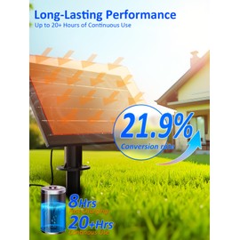 luckystyle 100FT Solar String Lights Outdoor Waterproof with 36+2 LED Bulbs Long Last for 20+Hrs, Commercial Grade Shatterproof Patio Solar Powered Lights for Camping，Backyard, Garden, Porch Decor