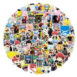 Assassination Classroom Stickers Pack of 100 Vinyl Stickers for Water Bottles, Laptop, Skateboard, Notebook, Gift for Adults, Kids, Teens