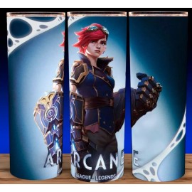 Unbranded Glow in the Dark VI - Arcane League of Anime Legends Gamer Cup Mug Tumbler