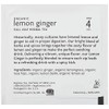 Bigelow Steep Cafe Organic Herbal Tea, Lemon Ginger, 50 Bags/carton