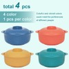 Oylnidea 4pcs Unbreakable Cereal Bowls- Microwave & Dishwasher Safe BPA-Free
