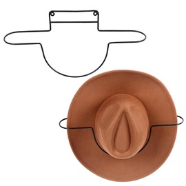 Cowboy Hat Rack,2 Pack Metal Cowboy Hat Holder,Cowboy Hat Rack for Wall,Western Wall Decor hat racks,Cowboy Hat Hanger for Wall Décor Keeps Original Shape of Hat,for Cowboy Hat, Fedora, Sun Hats