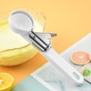 2 Packs Ice Cream Scoops Easy Trigger Non-Slip Grip Rust
