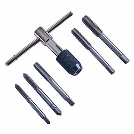 Orbitron 6pc TAP Wrench & Chuck Set Tool Steel T-Handle Metric M6 M7 M8 M10 M12 and DIE