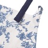 Francfranc Botanical Cotton Full Apron, blue