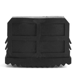 2 Pcs/Pair Ladder Feet Non-Slip Ladder Feet Mat Black for Aluminium Ladder 57x21mm Ladder Feet