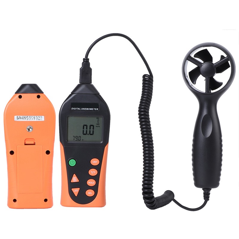 816B Digital Anemometer Portable Wind Speed Sensor Meter Measuring Instruments