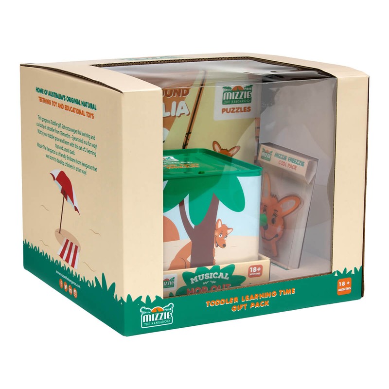 Mizzie The Kangaroo Toddler Learning Time Gift Pack, 3 Item