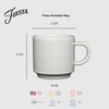 Fiesta® 16oz Stackable Mug – Durable Ceramic, Lead-Safe, Dishwasher/Microwave/Oven Safe