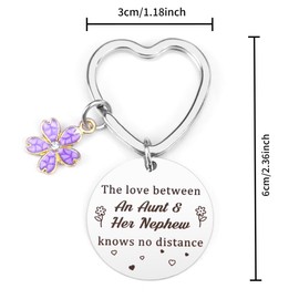 Kroziet Auntie Keyring,Auntie Gifts,Auntie And Uncle Gifts,Best Auntie Gifts,Special Auntie Gifts,Auntie Birthday Gifts,Auntie Gifts from Nephew,Thanksgiving Day Auntie Gifts,Auntie Christmas Gifts