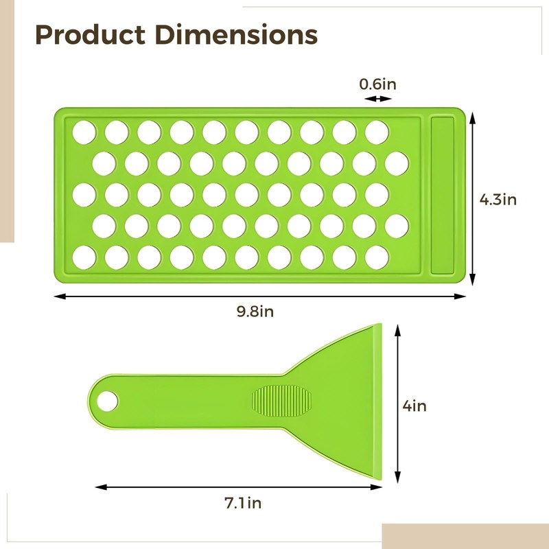 Lip Balm Filling Tray and Spatula Set, DIY Lip Balm