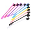 10pcs Multi-use Eyebrow Brush with Comb Dual-head Design for Shaping and Grooming Hair Makeup Tool for Eyebrow Styling and Hairline Touch-ups