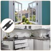sourcing map 4Pcs H-Hinge Metal Flat Hinge Cabinet Door Hinge