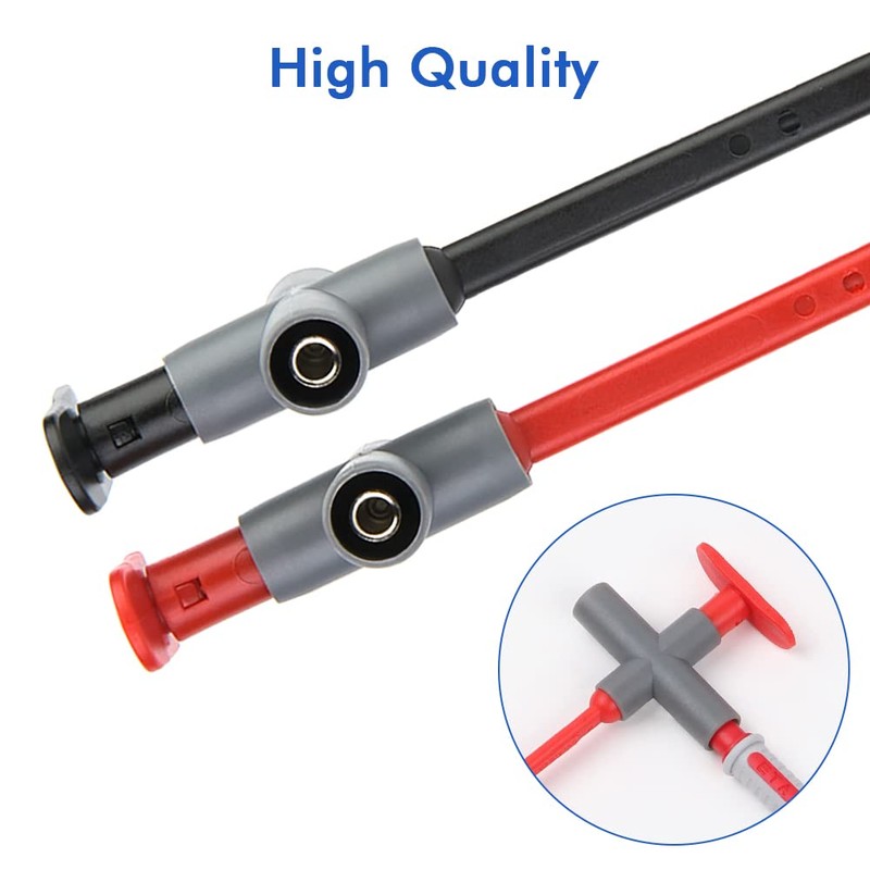Puncture Probe, 2Pcs P5010 Auto Repairing Tester Clip, Multimeter Probes