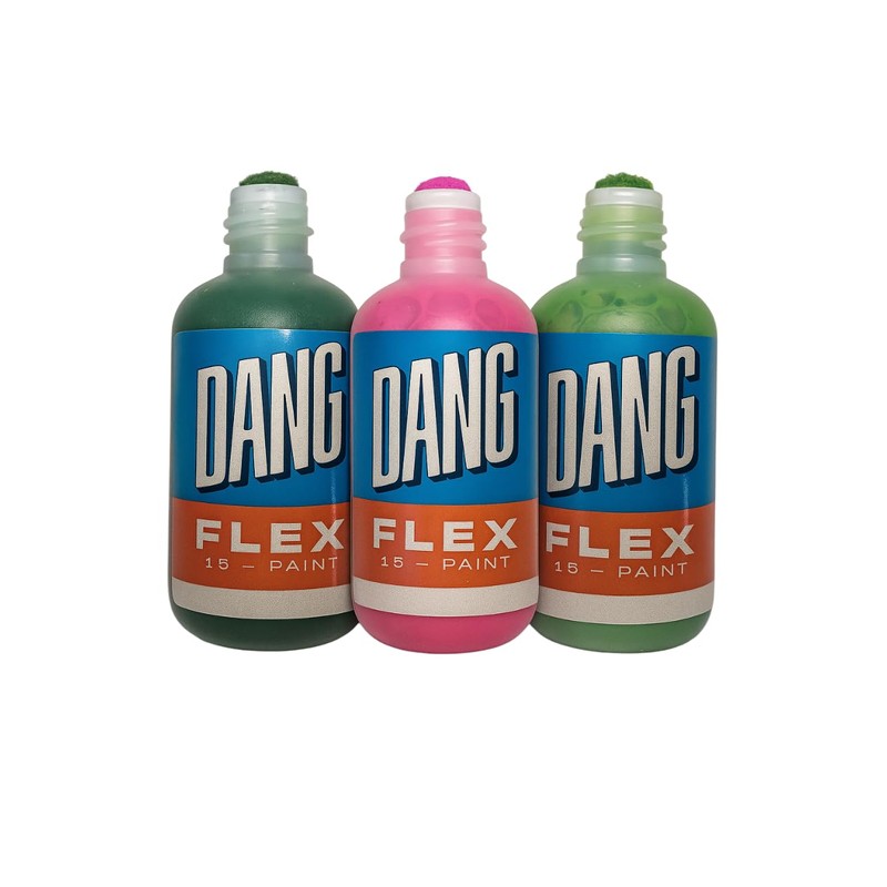 DANG Flex 15 White Paint Marker, 60ml Refillable Graffiti Mop,