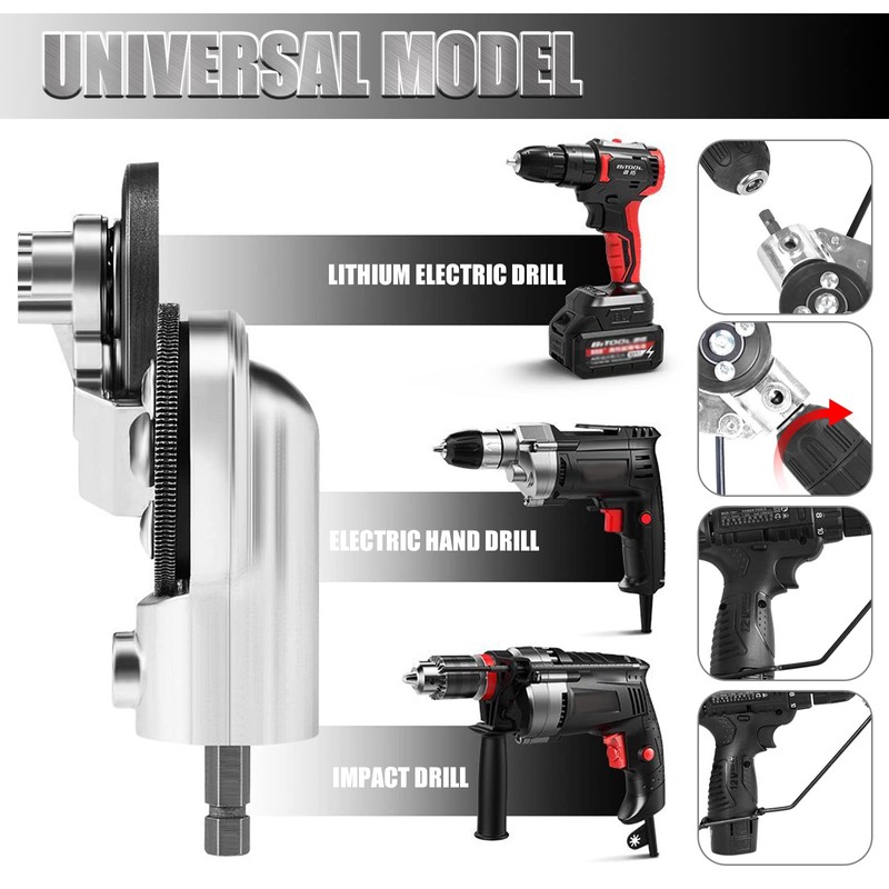 Electric Drill Plate Cutter Wear Resistant Metal Sheet Cutter Precise