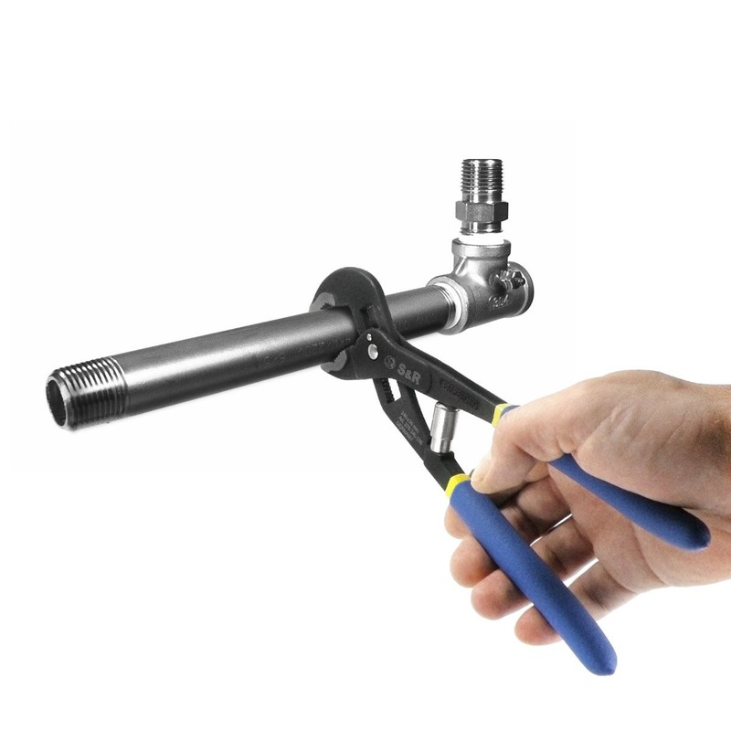 S&R Automatic Waterpump Pliers 240 x 35 mm, CR-V, Double-Coated